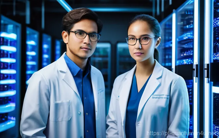 양자컴퓨터 스타트업 기업 - **Quantum Hardware Innovation Lab**
A hyper-realistic, ultra-detailed image of a state-of-the-ar...