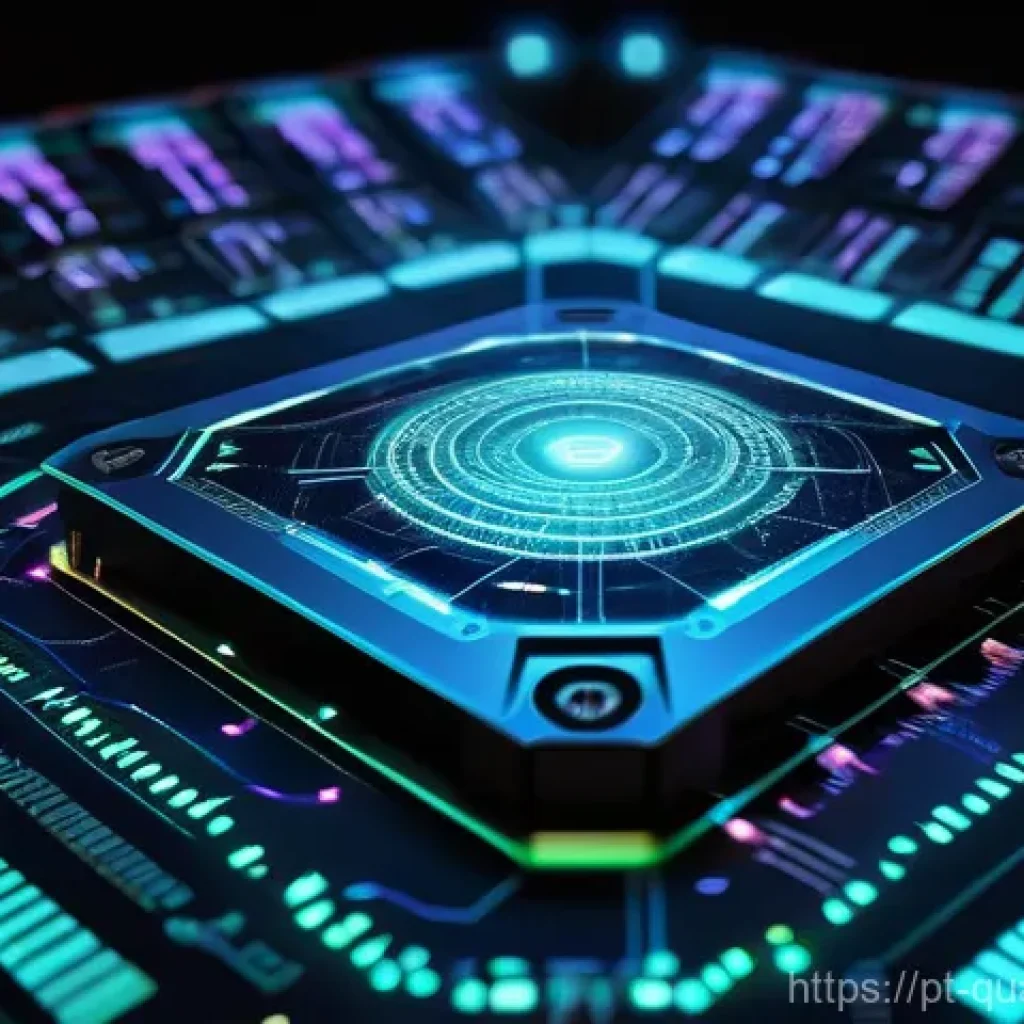 양자컴퓨터의 금융 모델 - **Quantum Finance - The New Era Unveiled**
    "A highly detailed, futuristic visual representation ...